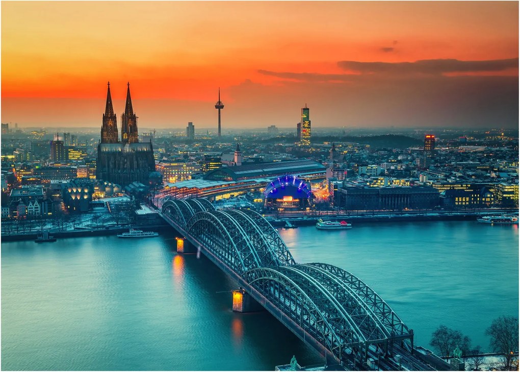 Üveg kép - Köln (70x50 cm)