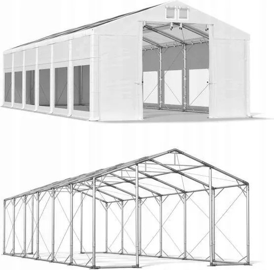 Kiállítási sátor 8x12m [2,5m] Pavilon Das 580 P