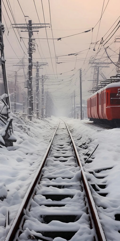 Poszter 50x100cm Utazás a síneken