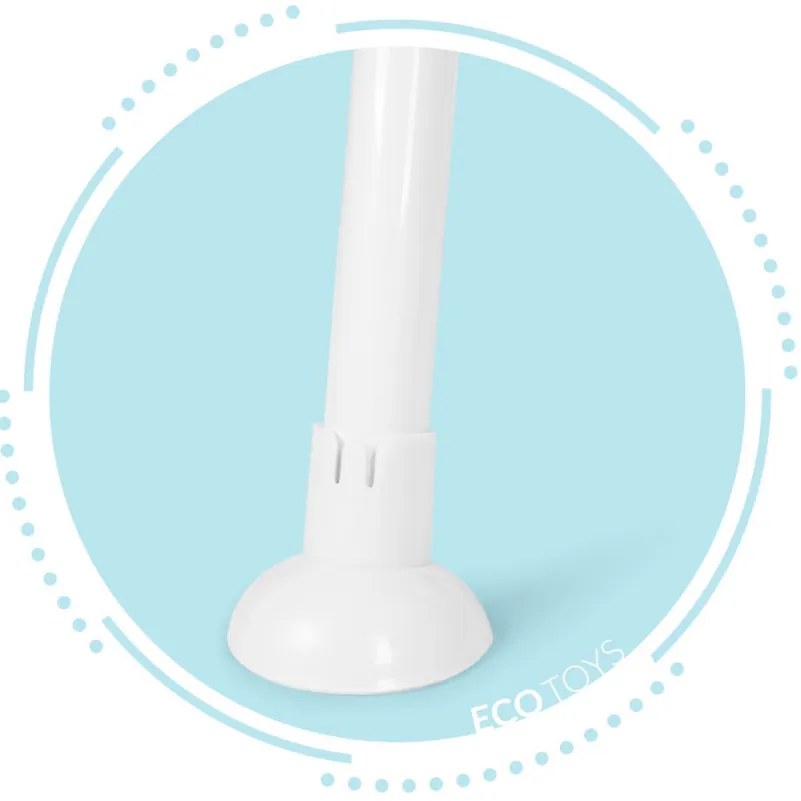 Összecsukható gyerek etetőszék 3 in 1 szürke