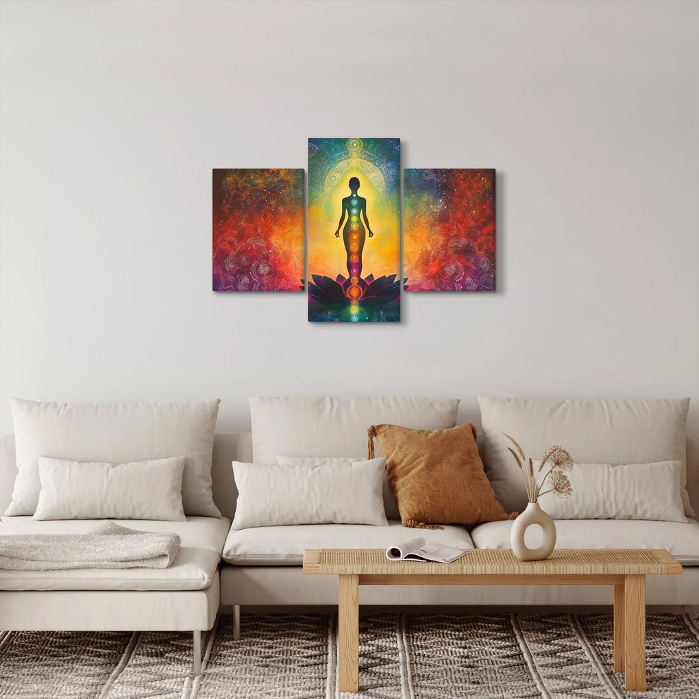 Kép - Nő és csakrák (90x60 cm)