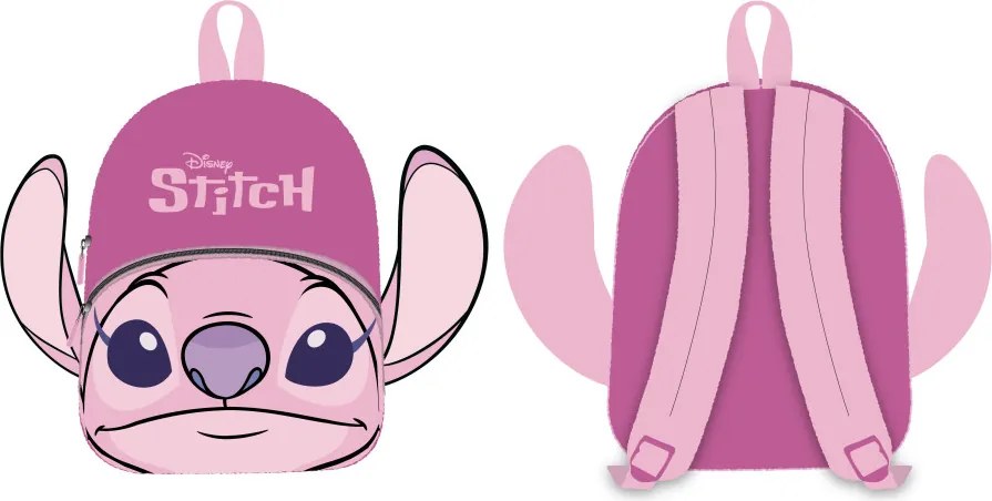 Disney Lilo és Stitch, A csillagkutya Angel 3D plüss hátizsák, táska 30 cm
