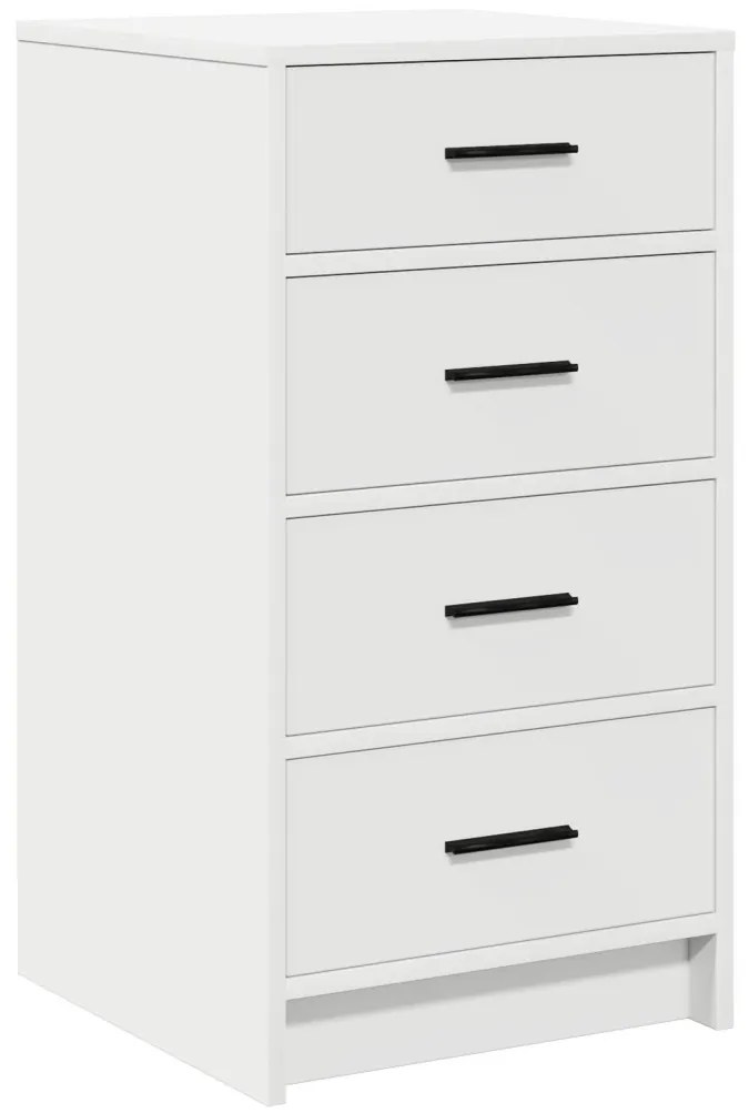 Öltözködőasztal fiókkal 3 pcs Fehér 40 x 41 x 135 cm Faanyag