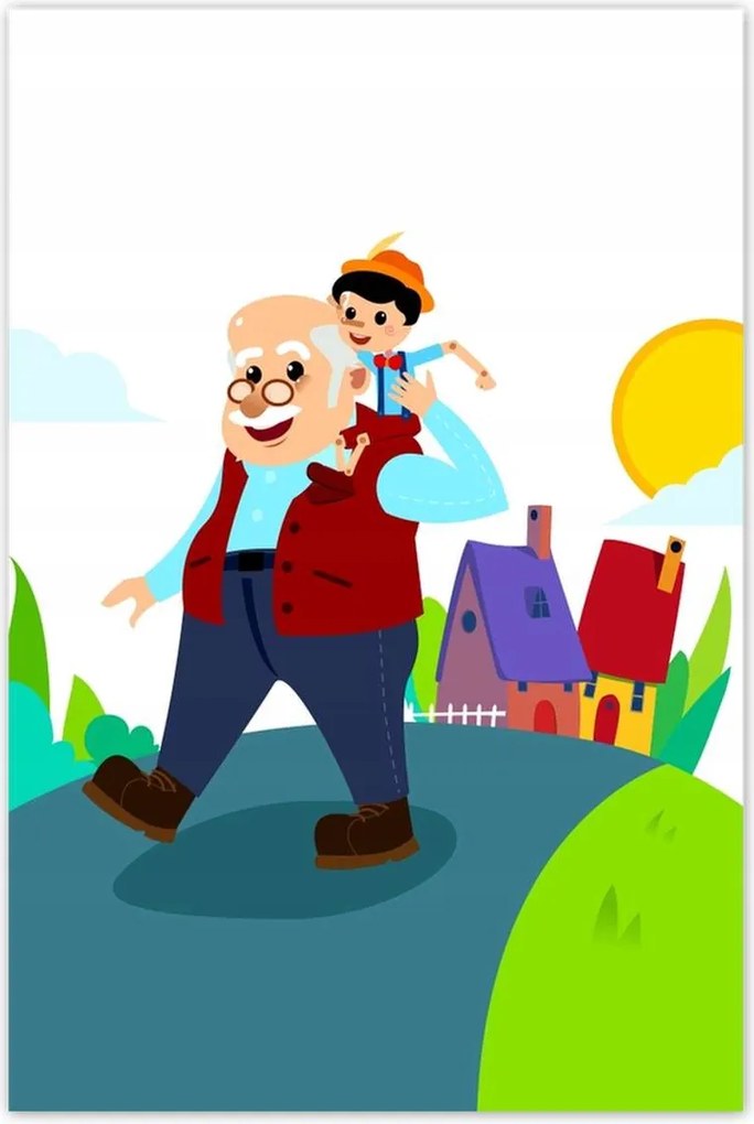 Poszterek 80x120 Fa lalka orral