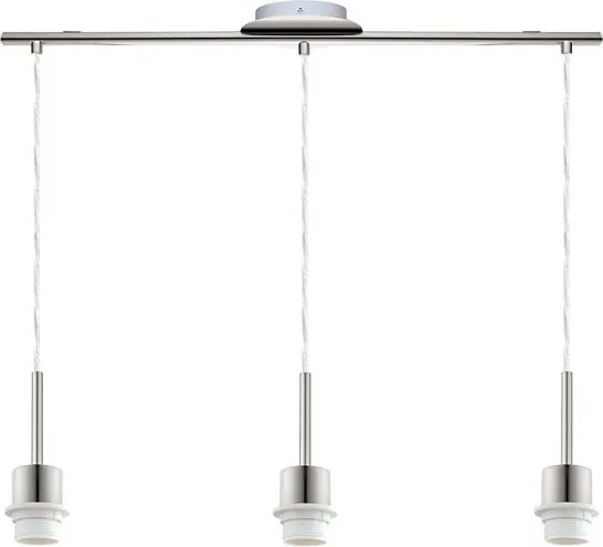 Brilagi - LED kábeles csillár NUBILA 3xE27/60W/230V világosbarna