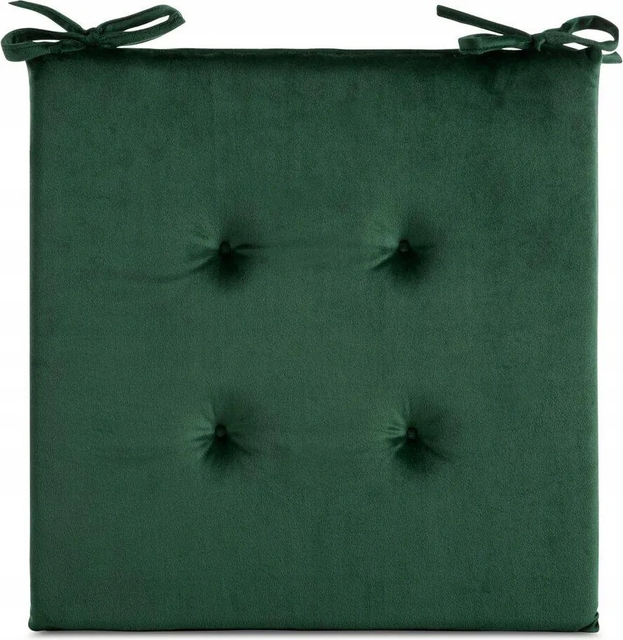 Székpárna 40x40 zöld puha kényelmes védelem konyha étkezőbe