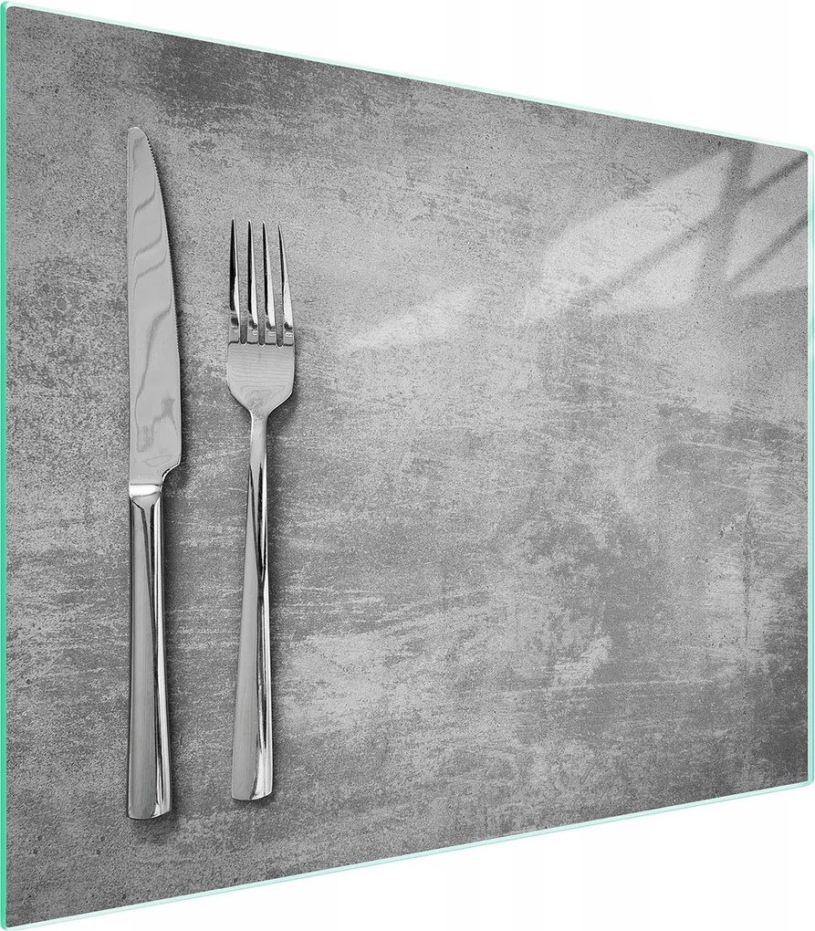 Üveg Vágódeszka 52x40 Evőeszköz Edzett Üveg