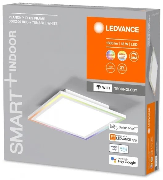 Ledvance- LED RGBW Dimmelhető mennyezeti lámpa SMART+ PLANON LED/18W/230V Wi-Fi
