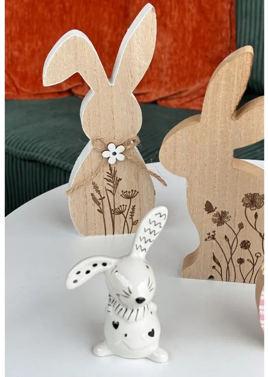 Húsvéti fa nyúl FLORAL RABBIT 20 cm