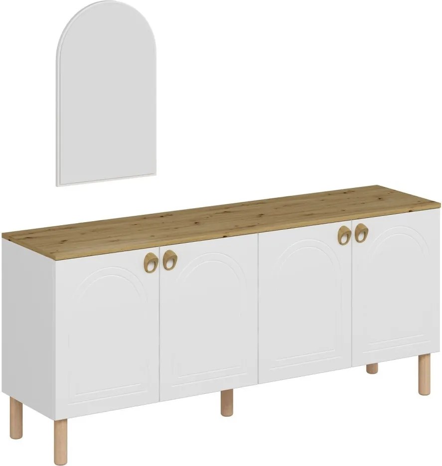 Lotus komód, fehér, 180 cm – TR506MNR1326