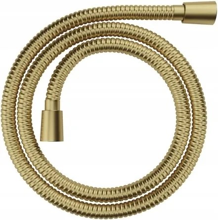 Zuhanytömlő 125CM Szálcsiszolt Sárgaréz Rozsdamentes Acél