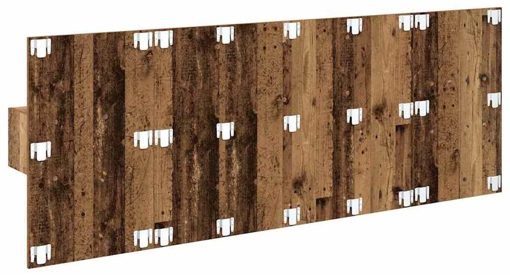 Fejtámla Szekrénnyel fiókkal fejtámlával 3 pcs Öreg fa Faanyag