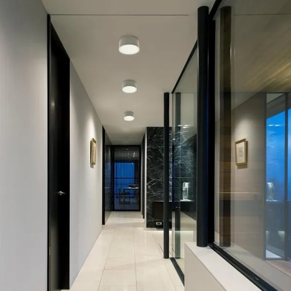 LED2 - LED Mennyezeti lámpa BUTTON LED/17W/230V ezüst