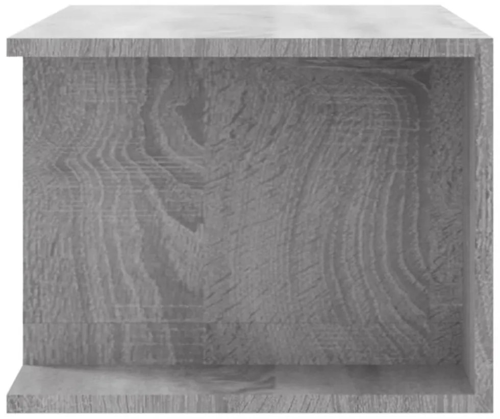 szürke sonoma színű LED-es TV-szekrény 90 x 39 x 30 cm