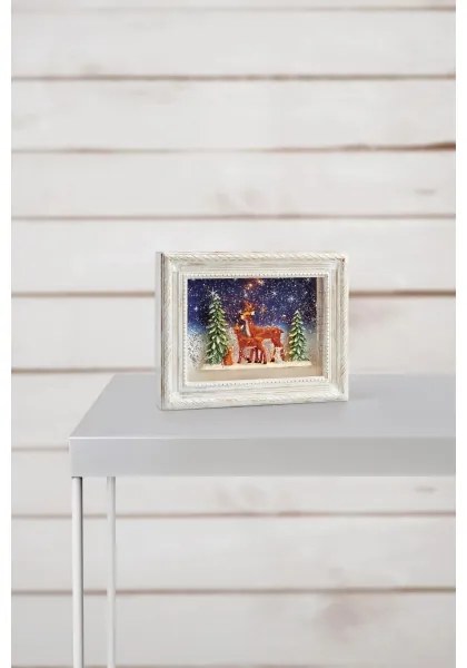 Markslöjd 705554 - LED karácsonyi dekoráció REINHARD LED/0,06W/4xAA/meleg fehér