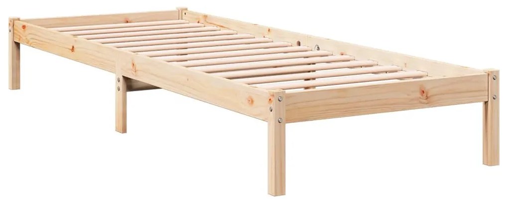 tömör fenyőfa extra hosszú ágykeret matrac nélkül 90 x 210 cm