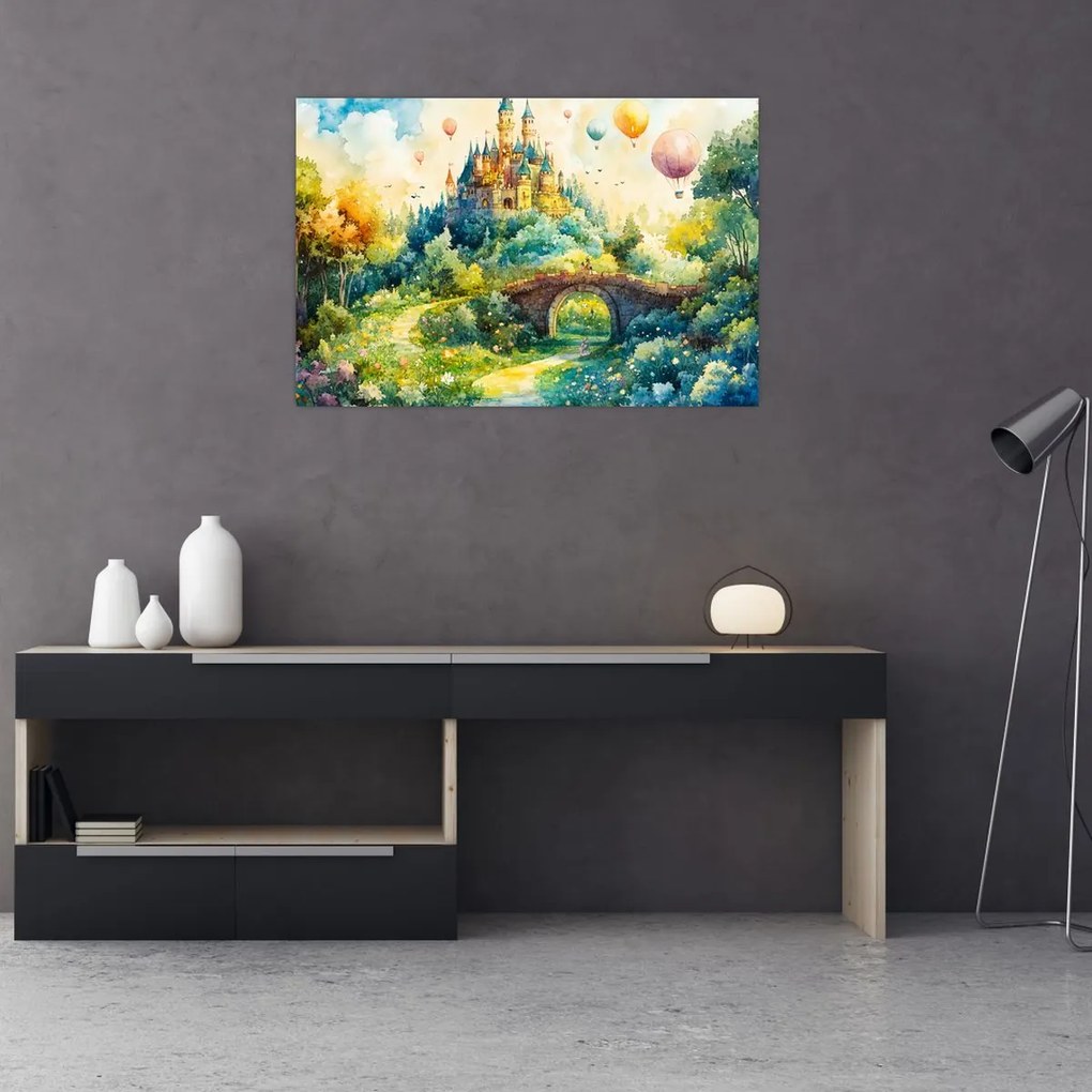 Kép - Mesebeli kastély (90x60 cm)