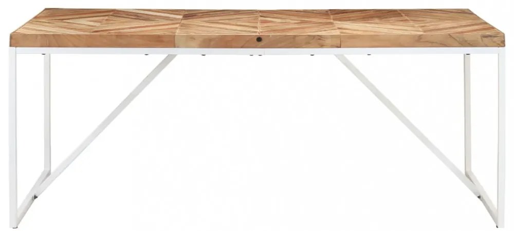 tömör akácfa és mangófa étkezőasztal 180 x 90 x 76 cm