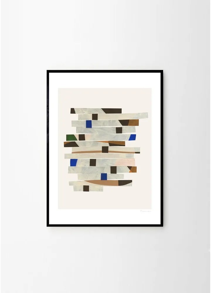 Poszter 50x70 cm Cut up Stripes – Berit Mogensen Lopez – The Poster Club