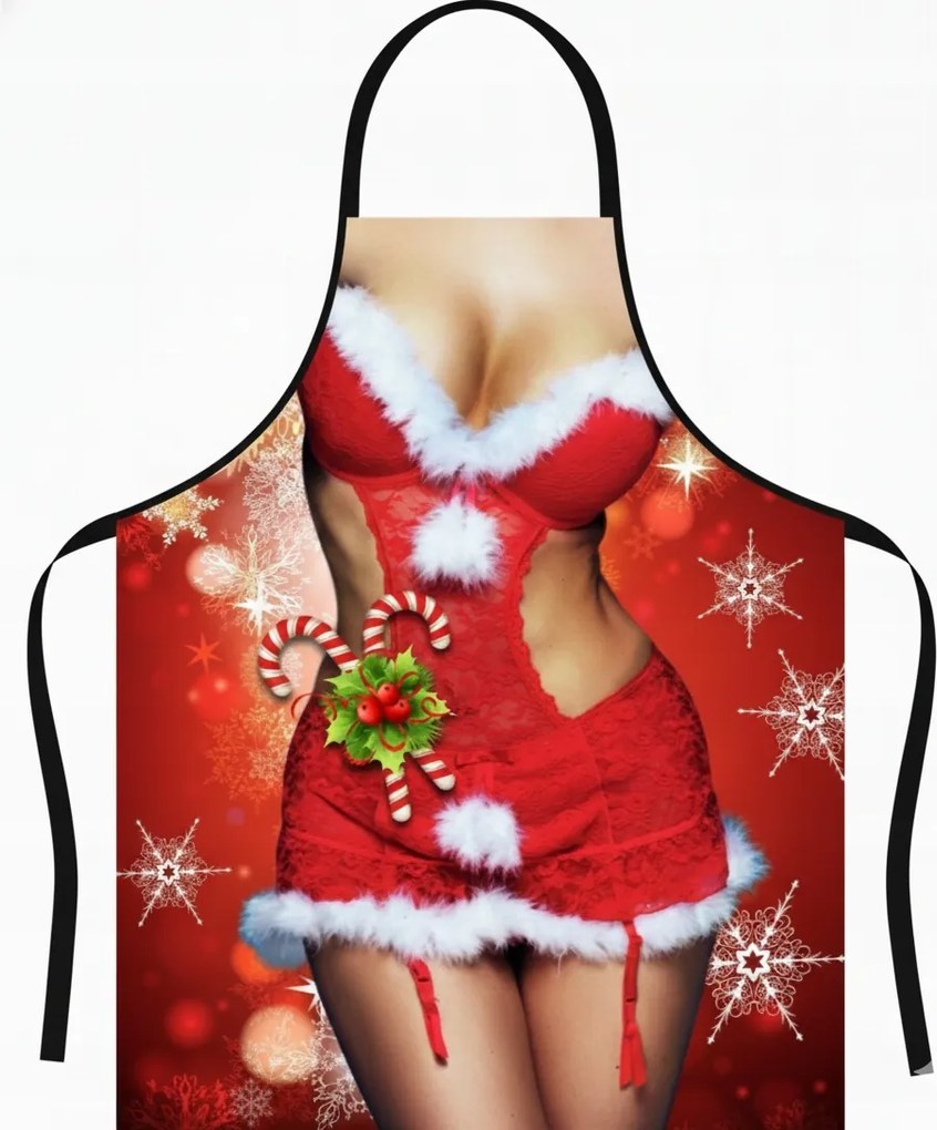 Mikulás Ajándék Karácsonyi Kötény Női Egyedi Ajándék Gadget