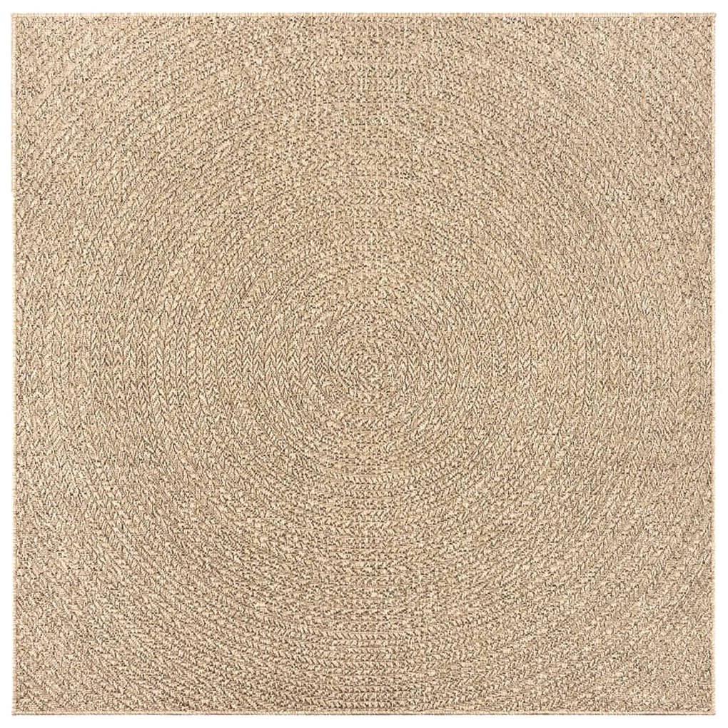 ZIZUR juta hatású beltéri és kültéri szőnyeg 200x200 cm