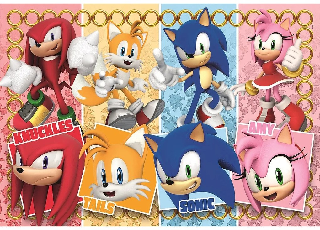 Sonic a sündisznó Characters 60 db-os maxi puzzle Clementoni