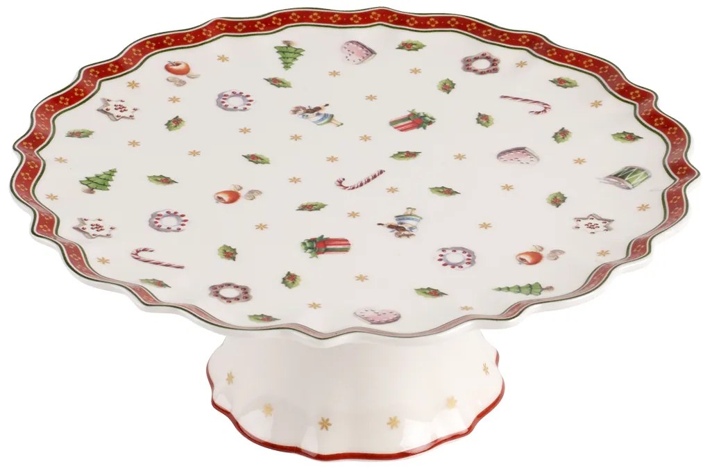 Karácsonyi talpas tortatál, Toy's Delight kollekció, kicsi - Villeroy & Boch