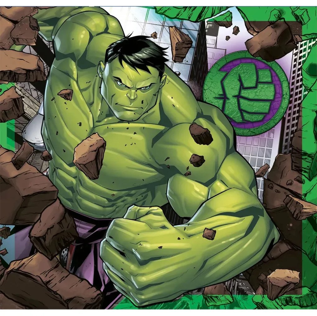 Bosszúállók Superheroes 3x48 db-os puzzle Clementoni