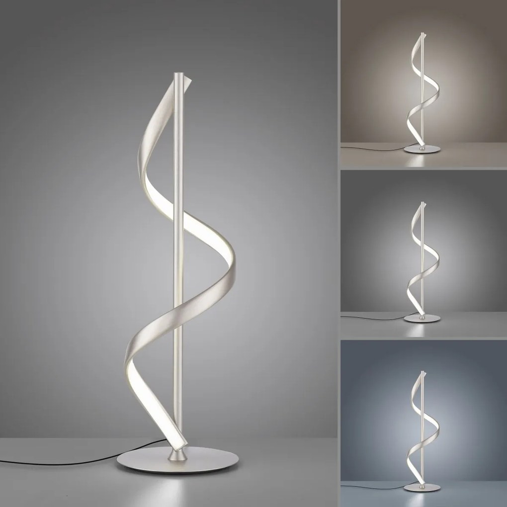 Paul Neuhaus modern asztali lámpa q-swing ezüst pln4385-55