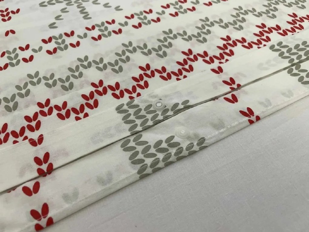 Pamut ágyneműhuzat NORDIC JOY fehér Ágyneműhuzat mérete: 70 x 90 cm | 140 x 200 cm