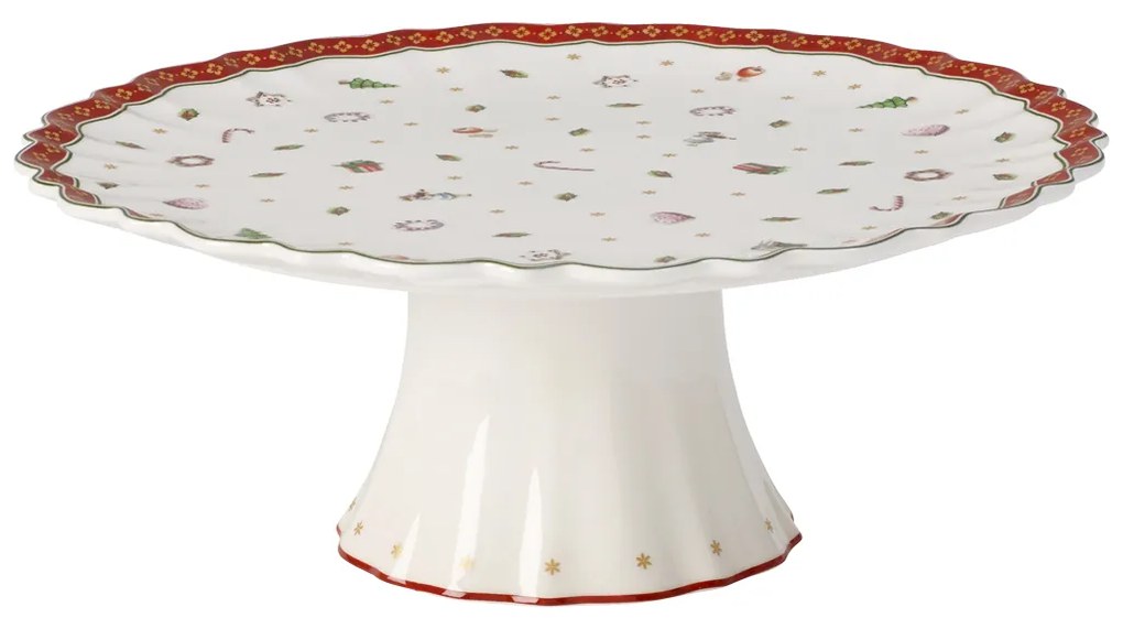 Karácsonyi talpas tortatál, Toy's Delight kollekció - Villeroy & Boch