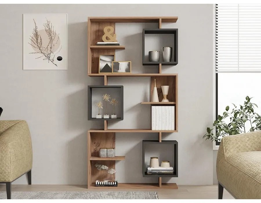 könyvespolc Icardi - Atlantic Pine, Anthracite