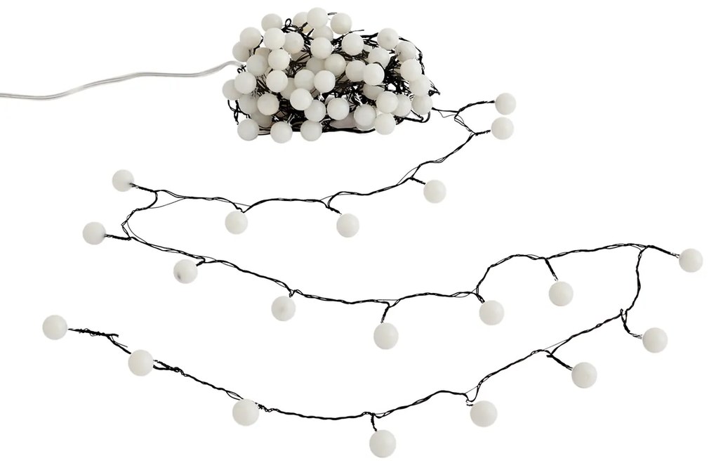 Karácsonyi fényfüzér zöld, 100 LED-del, fehér, 5m, IP44 - Dasher