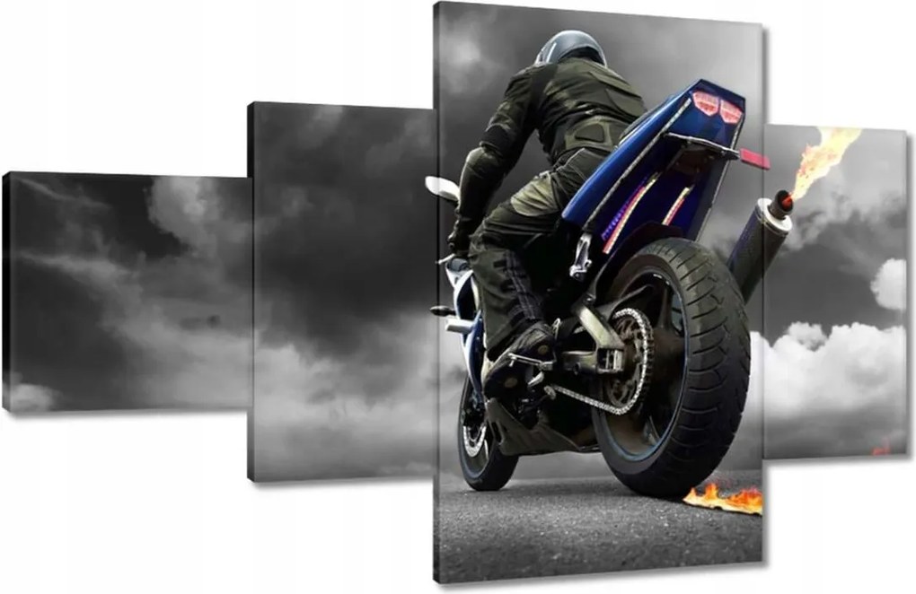 Képek 130x80 Kék versenyautó Motor