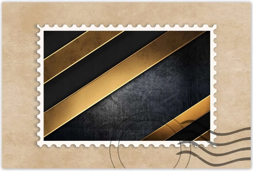 Poszterek 60x40 Arany csíkok