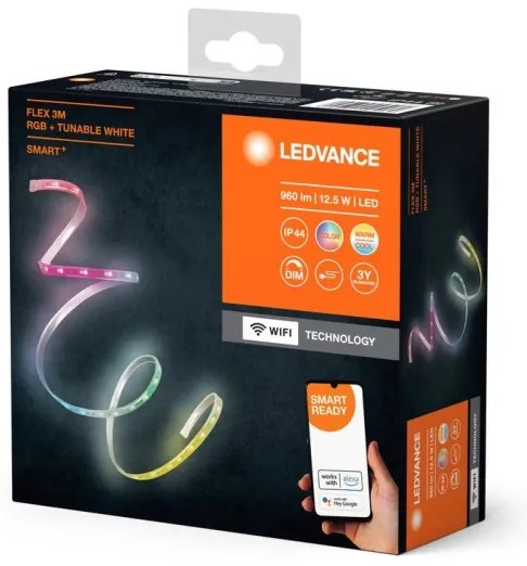 Ledvance - LED RGB+TW Dimmelhető kültéri szalag FLEX 3m LED/12,5W/230V Wi-Fi