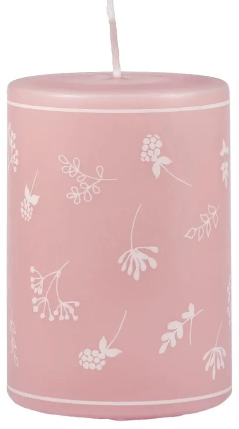 Fleur rózsaszín gyertya, égési idő 30 óra - Unipar