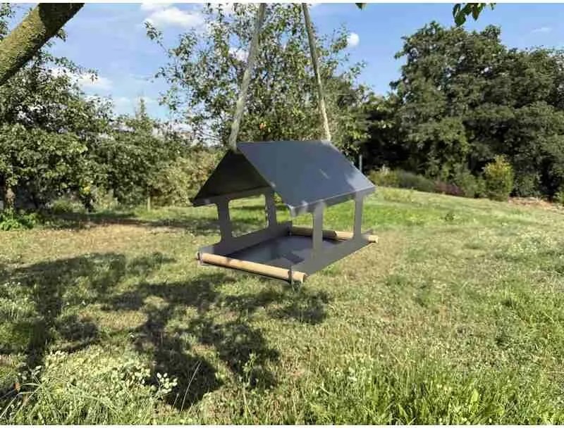 Nido Madáretető 30 x 25 x 23 cm, corten CORGARDEN 1039