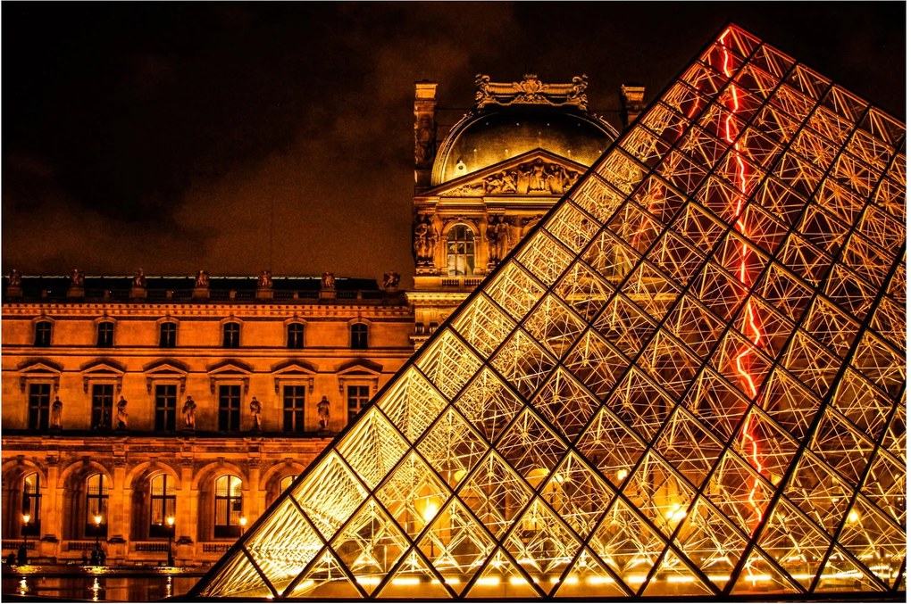 A párizsi Louvre képe (90x60 cm)