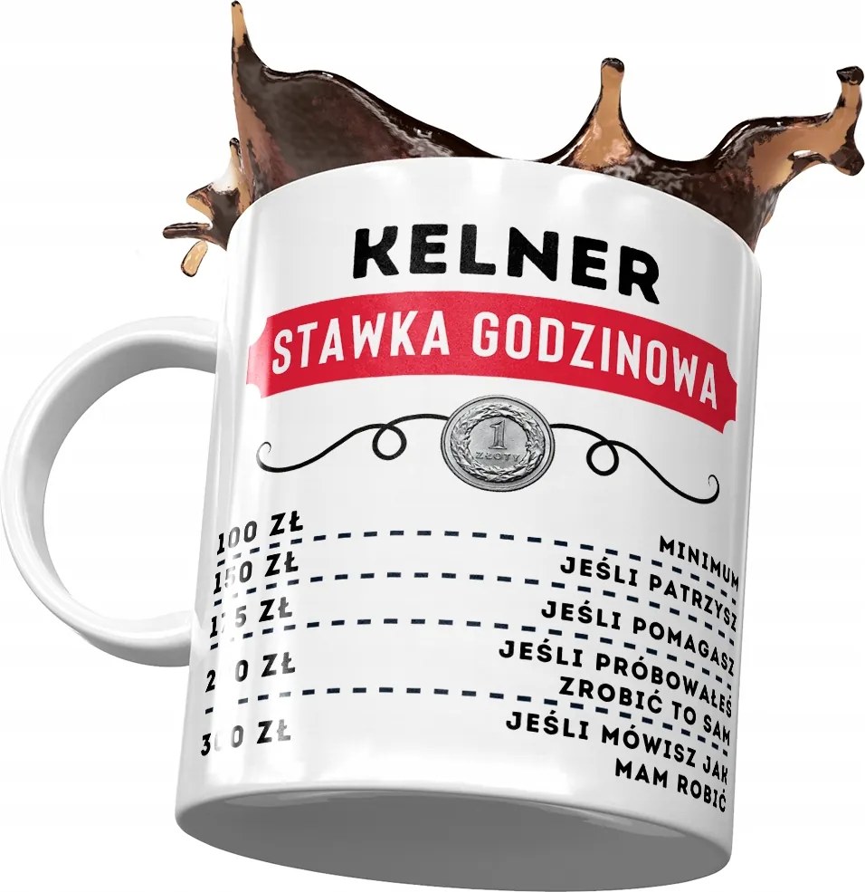 Pincérnek Születésnapi Bögre Névnapi Ajándék Nyomtatott Fotóval