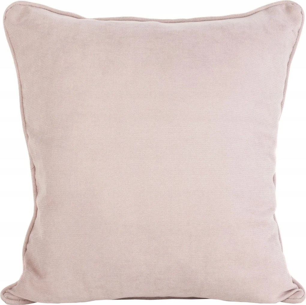 Dekoratív párnahuzat 50x50 púderszínű