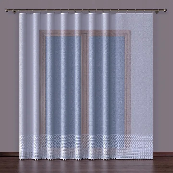 Mg Függöny jacquard 34796 400x250cm Kész Szalaggal M