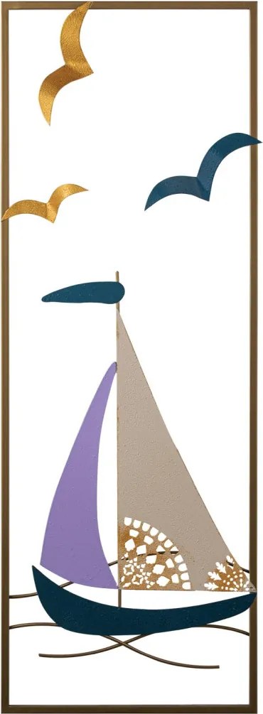 Port fém fali dekoráció, 32×5 cm – TR279ENZ2575