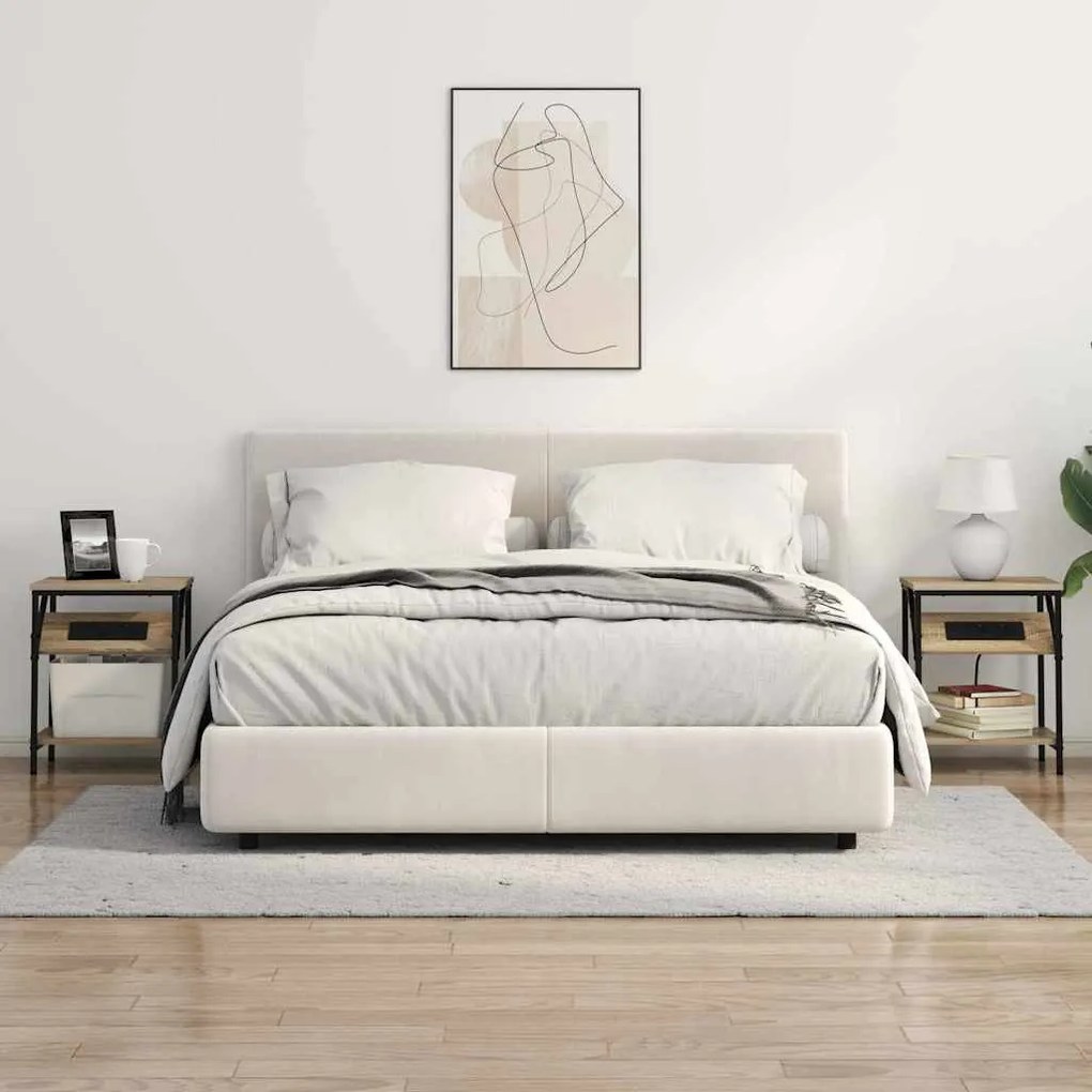 Éjjeli Szekrények 2 pcs sonoma tölgy 38 x 30 x 48 cm Faanyag