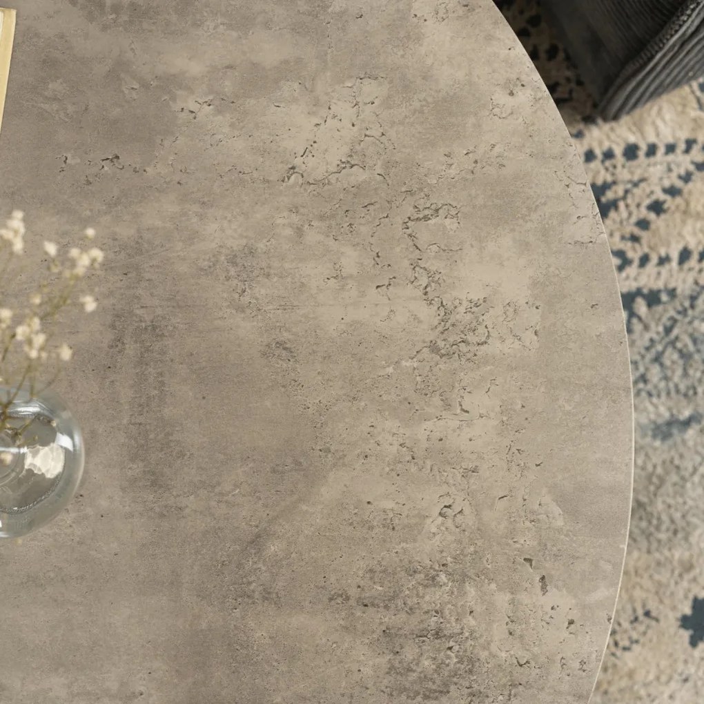 Zestaw Stolików ROCKY Beton/Czarny