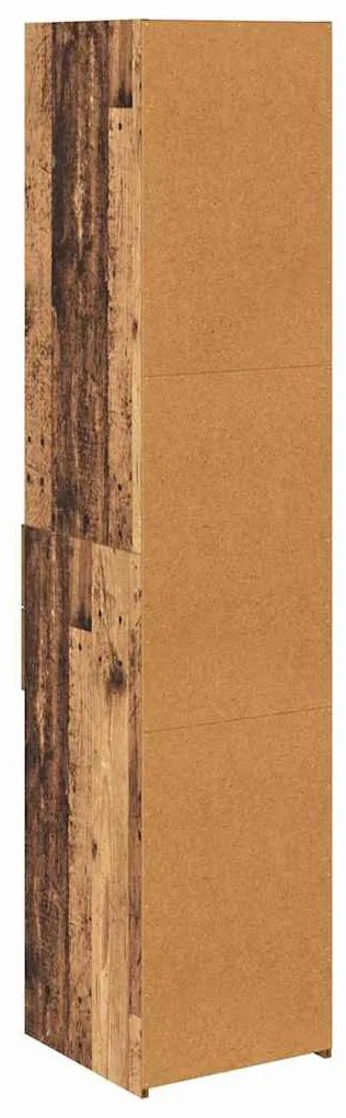 Magasfiú fiókkal Öreg fa 40 x 42,5 x 185 cm Faanyag