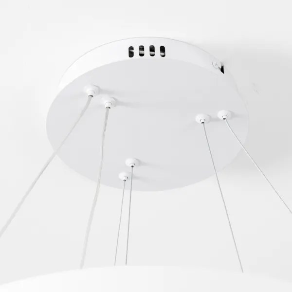 Brilagi - LED dimmelhető csillár kábellel FALCON SLIM LED/68W/230V Ø 50 cm fehér + távirányító