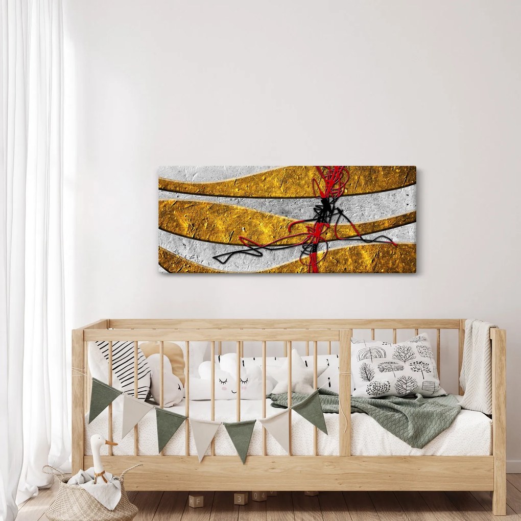 Absztrakt kép (120x50 cm)
