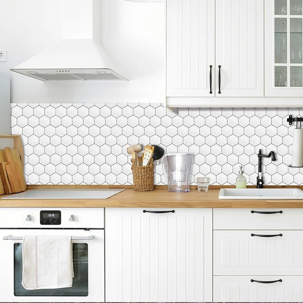 Mozaik dekorcsempe 133422 White
