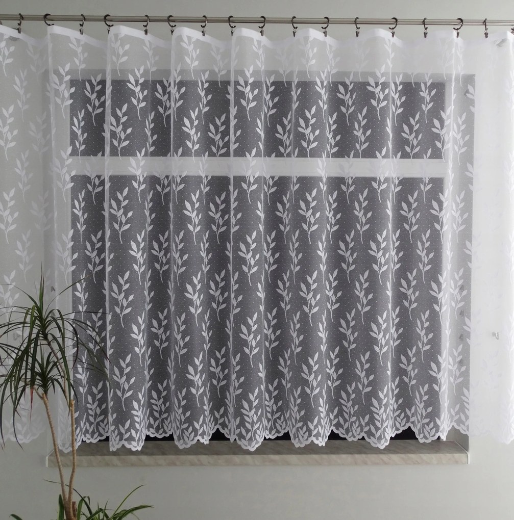 Mg Függöny jacquard 4662 Fehér 300x145 kész Bt